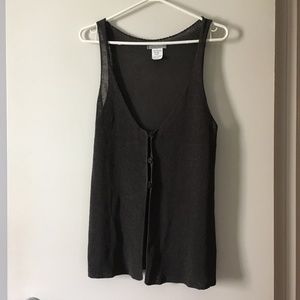 Sarah Pacini Black Sleeveless Top
